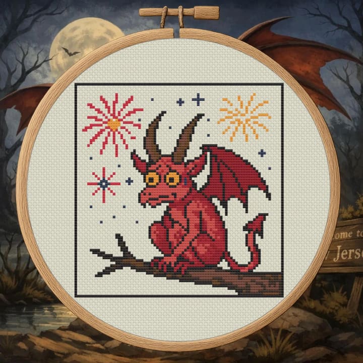 Legend of the Pines – Enchanted Pines cross-stitch pattern preview