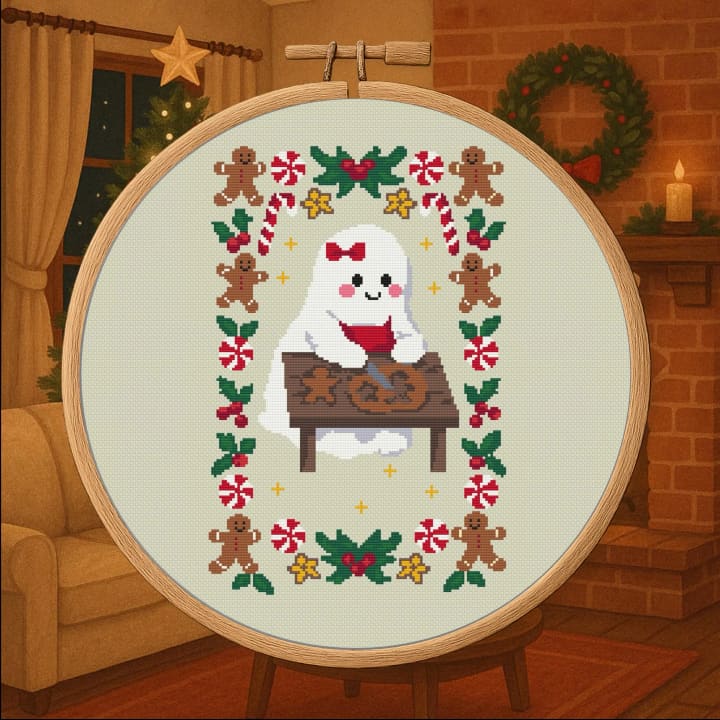 Sugar & Spooks – Cute and Creepy cross-stitch pattern preview